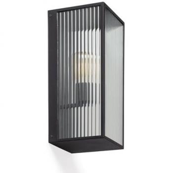 Aplique de Pared Exterior Metal y Cristal Big Taiga