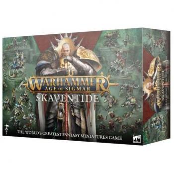 Mareaskaven - Warhammer Age of Sigmar (ESP) - Miniaturas de juego de mesa, incluye figuras detalladas para el ejército Skaven, compatible con el sistema de reglas de Warhammer Age of Sigmar, requiere ensamblaje
