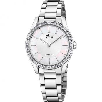 Reloj Lotus Bliss para Mujer 18796/1 con Esfera Beige, Acero Inoxidable y Circonitas