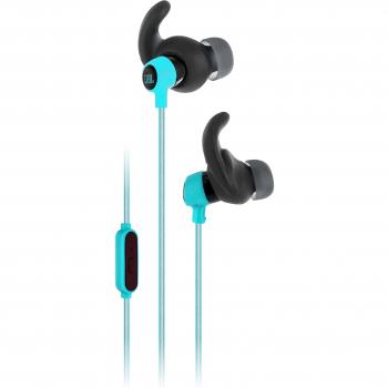 Auriculares Deportivos JBL Reflect Mini Teal (V2) con Drivers Dinámicos de 5.8mm, Cable Reflectante y Función Manos Libres - Color Cerceta