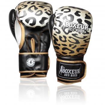 Boxeur Des Rues Fight Activewear Guantes de boxeo dorado Animalier Talla:10 Oz