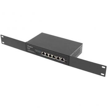 Lanberg RSFE-4P-2FE-60 Switch No Administrado Fast Ethernet (10/100) PoE+ Rack 10/19 1U