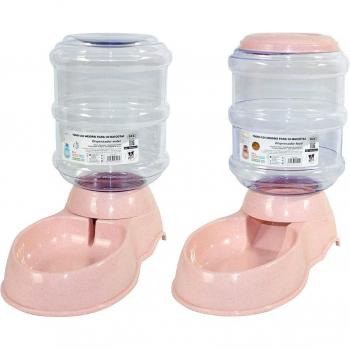 Dispensador de Agua Automático para Mascotas de Gatos/Perros 3.5L x 2 Piezas Dispensador Comida y Agua