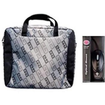 Premium BL005 - Maletín para portátil de 10.1 pulgadas, diseño para mujeres + ratón