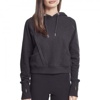 Urban Classics Ladies Thumb Hole Hoody, Capucha para Mujer, Negro