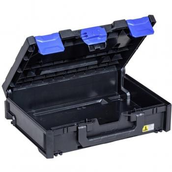 Caja de transporte y almacenamiento EuroPlus MetaBox 118, negro/azul
