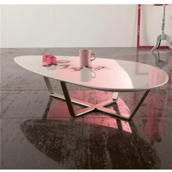Mesa de Centro Drop 140 x 80 x 32h en MDF Blanco
