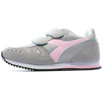 Scarpe Kids Sneaker DIADORA Simple Run PS in camoscio Grigio 101174383-01-75042
