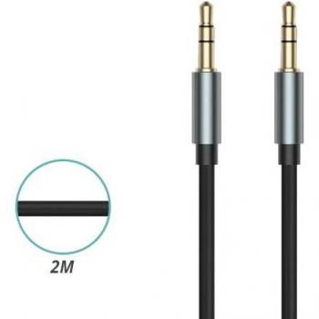 Cable Auxiliar Jack 3.5mm Conector Recto PVC 200cm