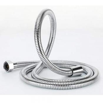 BONADE Manguera de Ducha 1,5 m Flexible Manguera Universal G 1/2 para Cabezal de Ducha, Anti-torsión Anti-explosión Flexo de Acero Inoxidable Adapta a Todas las griferias y Barras de Ducha