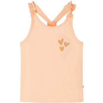 Camiseta de tirantes infantil naranja claro 128