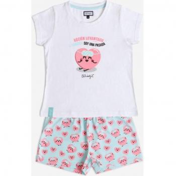 PIJAMA MR WONDERFUL MANGA CORTA PASADA PARA NIÑA By Pequeños Gigantes