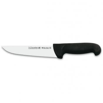 3 Claveles Cuchillo Carnicero Proflex, Acero Inoxidable, Negro, 18 cm-7