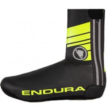 Cubre zapatillas ciclismo Endura Road Negro y Amarillo (M)