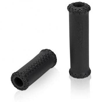 XLC 2501589220 Puños GR-G17, Unisex, Negro-Leder, 128/92 mm