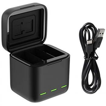 Telesin Triple Channel Battery Charger & Storage Box for GoPro Hero 9/10 Black