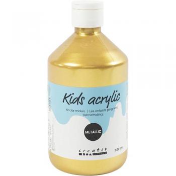 Pintura Acrílica Metálica Color Oro 500ml - A-Color
