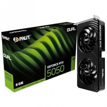 Tarjeta Gráfica Palit GeForce RTX 5050 Dual 8GB GDDR6 HDMI y 3xDP