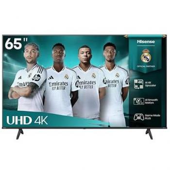 Televisor Smart TV Hisense 65'' (165 cm) UHD 4K HDR con Dolby Vision, Alexa y Modo Juego
