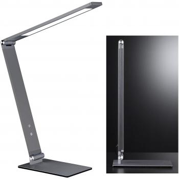 Lámpara de mesa LED Geri, 11W, 3 niveles de dimmer, sensor CCT, color antracita