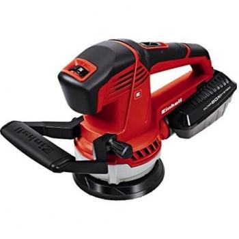 Einhell Lijadora orbital aleatoria - TE-RS 40 E. 400 W, oscilación 12.000-24.000 1 / min, disco de 125 mm-ø, aspiración activa de polvo, caja de filtro, maletín de transporte