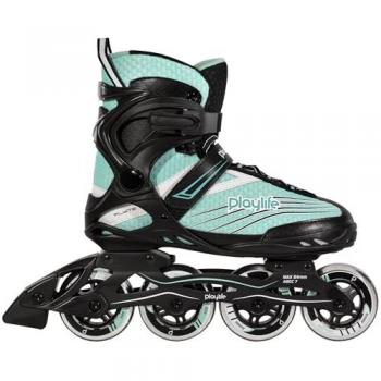 Patines en línea Playlife Flyte 84 AL para mujer - color teal, talla 37