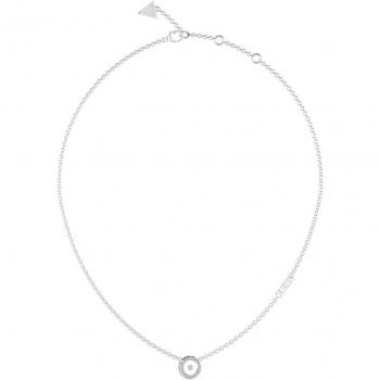 Collar Guess bond de acero plateado