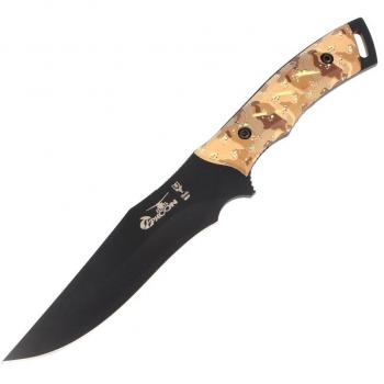Cuchillo de Supervivencia Muela Typhoon Camo TYPHOON-DES.N 15 Cm PTFE