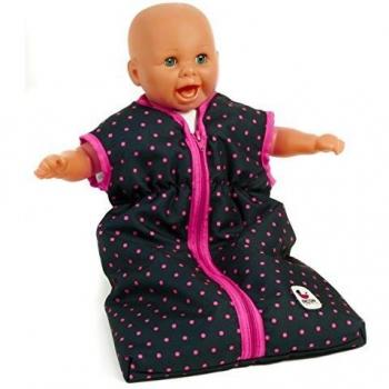 Saco de Dormir para Bebé Bayer Chic 2000, Lunares Azul Marino-Rosa