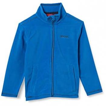Chaqueta Polar Ligera con Cremallera Completa para Niños Modelo King II - Color Azul Marino - Talla 13 años