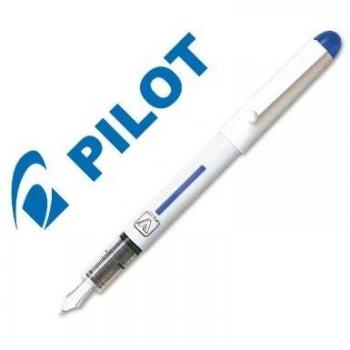 Pilot V-Pen Pluma Estilográfica Desechable Tinta Líquida Borrable Punta de Acero Trazo de 0.5mm Color Azul SVPN-4WL