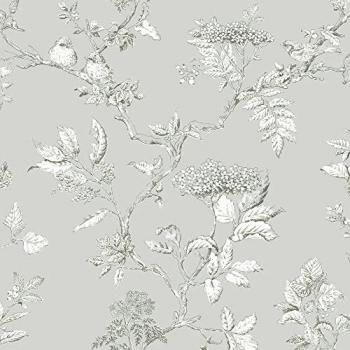 Laura Ashley Forsythia Patterned Wallpaper, FSC® Certified, Vibrant Print, 10 Meters Long