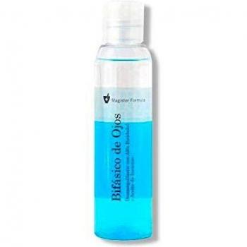 Desmaquillante de Ojos Bifásico 125ml con Manzanilla | Ojos, Labios y Pestañas | Elimina todo tipo de maquillaje, Waterproof | Limpieza Facial | Efecto calmante y Anti-irritante | Magister Formula