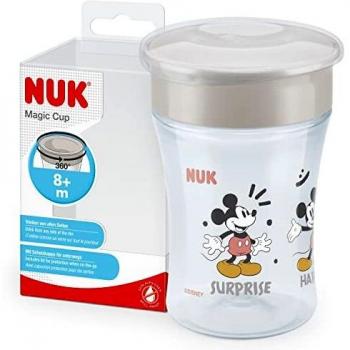 NUK Magic Cup Disney Mickey Mouse 230ml, Taza Antiderrame +8 Meses