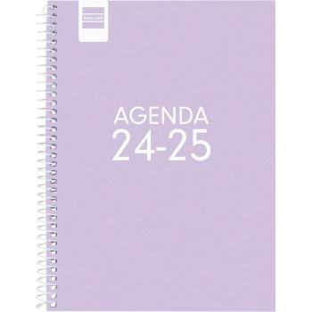 Agenda Finocam Cool 2024-2025 Lila Septiembre 2024 - Junio 2025 + Julio y Agosto Catalán