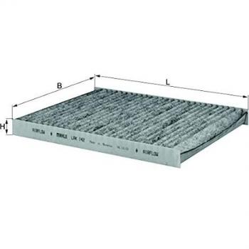 Mahle Filter LAK142 Filtro De Habitáculo Con Carbón Activo