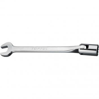 Llave articulada doble de boca TOPTUL 16 mm con punta de vaso giratoria