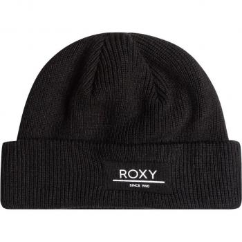 Gorro de mujer Roxy Folker en color negro con pompón