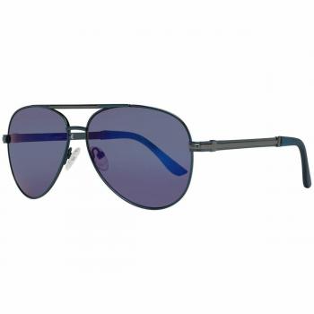 Guess Men's Sunglasses GF0173 90X Blue Mirrored Metal - One Size