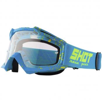 SHOT gafas Assault Drop, azul/neón amarillo