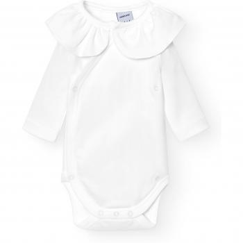 Pack de 2 bodys cruzados de bebé Babidu con cuello volante