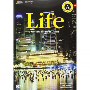 Libro de texto Life Upper Intermediate Combo Split A con DVD-ROM y acceso a expansión online