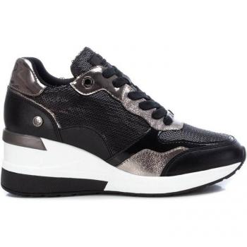 Zapatilla Mujer Xti 140334 Lentejuelas Cordones Ajustables Suela Bicolor Antideslizante