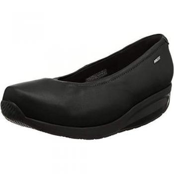 MBT Harper Black Leather Women's Ballerinas Shoes