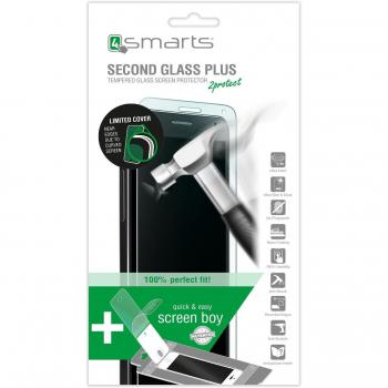 4smarts Second Glass Plus/cristal templado/vidrio protector/vidrio templado Protector de pantalla con ayuda de montaje rápido para Samsung Galaxy S7