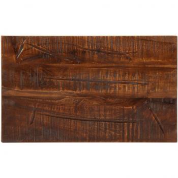 Tabla de recuperación sólida rectangular 60x20x2,5 cm - Tablero mesa rectangular madera maciza reciclada 60x20x2,5 cm