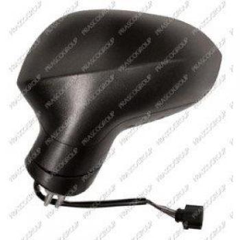 Espejo retrovisor exterior eléctrico ajustable y plegable negro PRASCO ST4247214 para SEAT León II 3/5 puertas