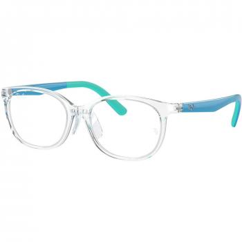 Ray-Ban Kids RY1614D Asian Fit 3938 Clear Eyeglasses - Blue Light Block, Size 49