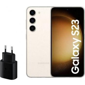 Samsung Galaxy S23 256GB Blanco + Cargador 45W