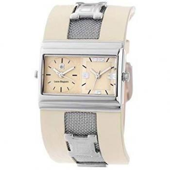 Reloj de piel Laura Biagiotti para mujer con correa de cuero genuino